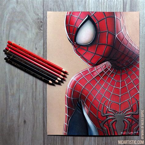 sketch of spider-man|spider man drawings hard.